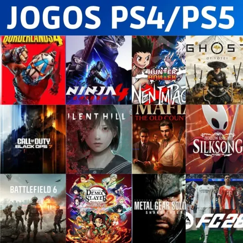 Vendo jogos de PS5 e PS4