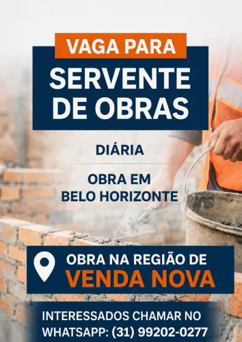 SERVENTE DE OBRAS