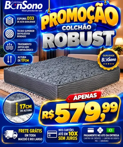PROMOÇÃO DE COLCHÃO CASAL BOM SONO 17 CM D33 580
