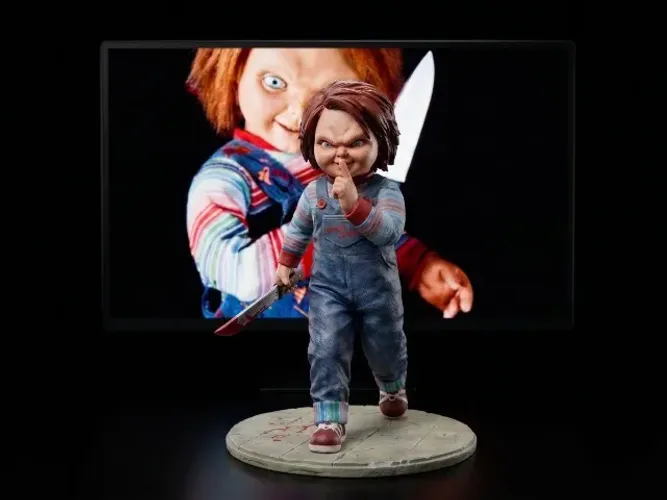 Promoção - Estatueta Chucky Modelo Próprio Exclusivo - Peça Única AlCriarte3D Coleção
