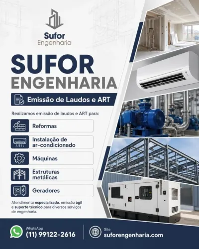 Laudos Técnicos e ART para Reformas e Instalações