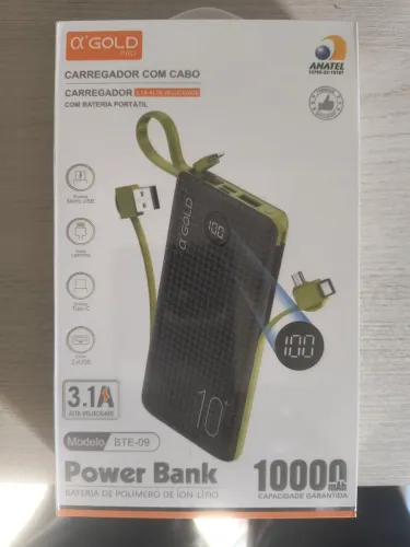 Carregador de celular portátil Power bank