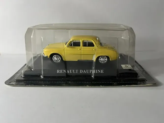 Miniatura Renault Dauphine Auto Collection Del Prado 1:43 Bege