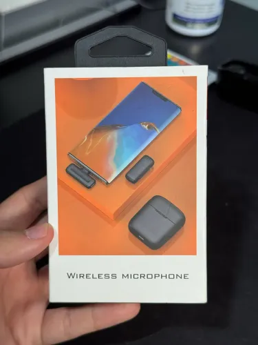Microfone sem fio Lightning para iPhone (até o 14)