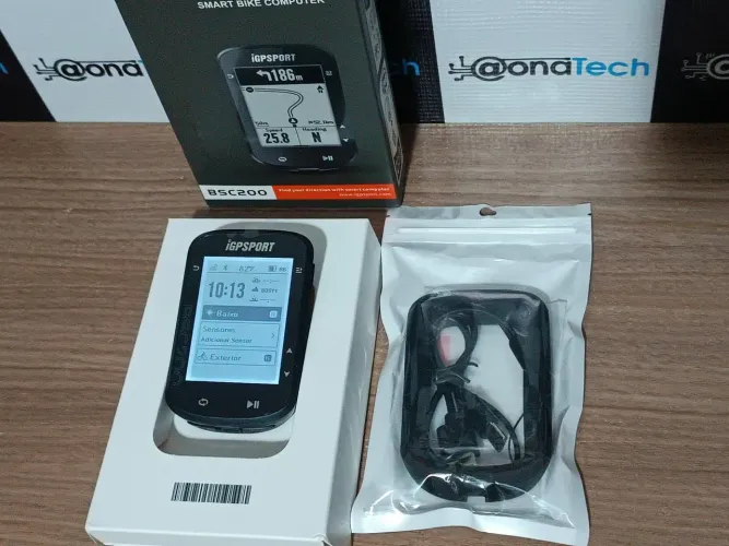 GPS BSC200 + CASE SILICONE E PELÍCULA