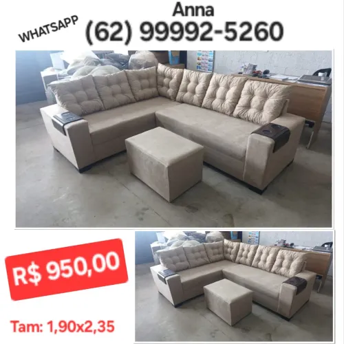SOFÁ DE CANTO NOVO 