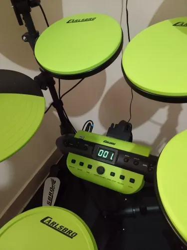 Bateria Eletrônica Carlsbro Csd130 Odery + Banco + Tapete