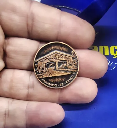 Medalha Bela Vista Café Colonial Gramado valor 20,00.