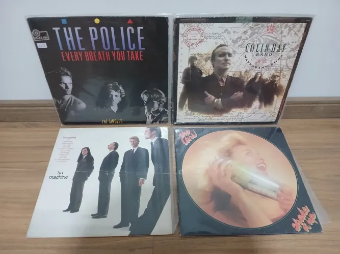 Disco vinil The Police Tin Machine The Cars Colin Hay