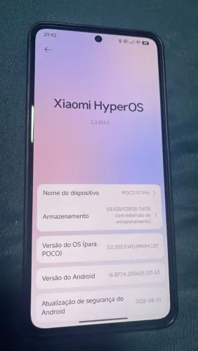 Poco X7 pro 512