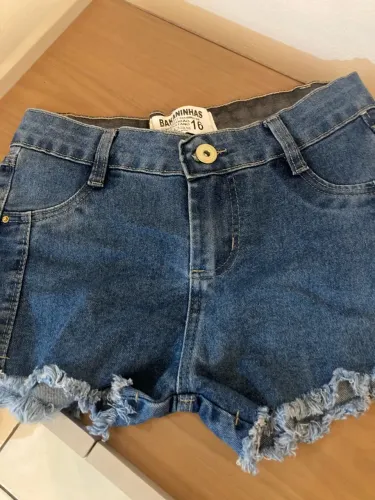 Shorts jeans 16 nunca usado