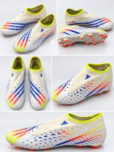 Chuteira Predator Edge+ Campo Adidas - Cor Branca (Usado)