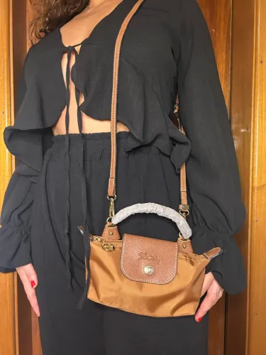 Bolsa Longchamp - Alça Ajustável e Removível | Direto da Europa