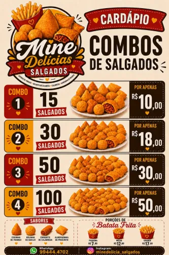 Deliciosos salgados