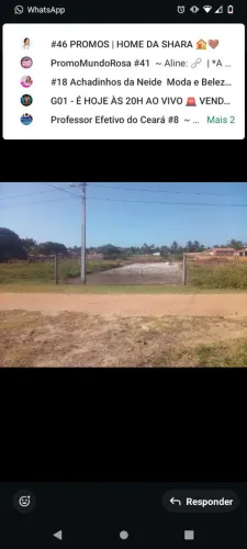 Lote Particular 7x25m em Cascavel (praia de Barra Velha) - Direto com Proprietário