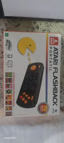 Mini game portátil atari tectoy 70 jogos