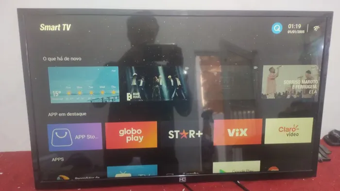 SMART TV HQ ANDROID - FUNCIONANDO PERFEITAMENTE