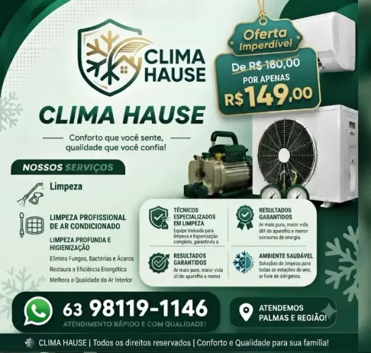 LIMPEZA DE AR CONDICIONADO