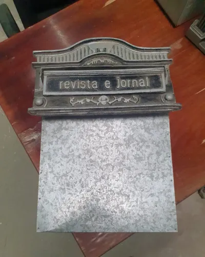 Caixa correio metal - embutida