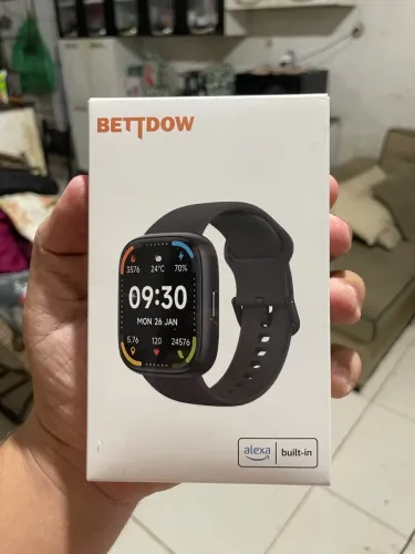 SmartWatch Bettdow com Alexa integrada.
