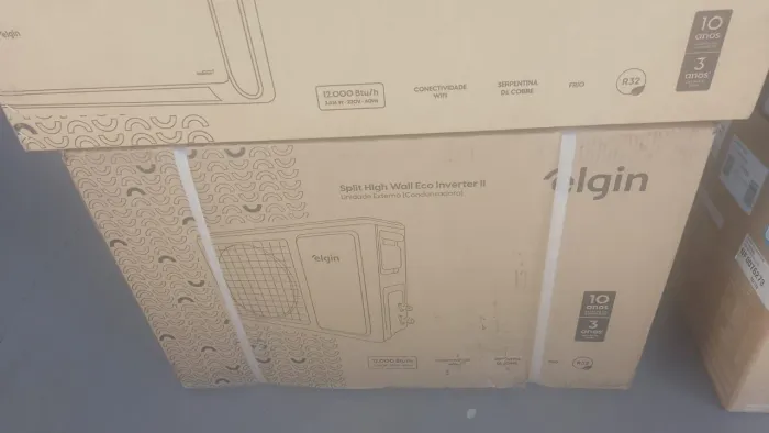 Ar condicionado split Elgin High Wall Eco inverter ll 12000 Btus Wi-fi Frio | 220v