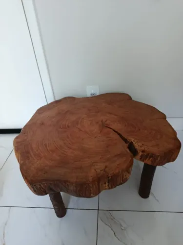 Mesa de centro rústica
