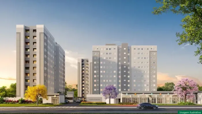 Apartamento para venda possui 43 metros quadrados com 2 quartos em Vila Nasser - Campo Gra