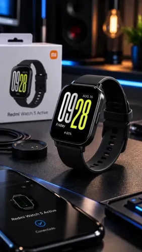 Smartwatch Xiaomi Redmi Watch 5 Active Tela Lcd 2.00 Preto
