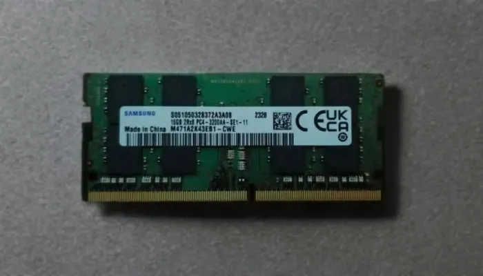 Memória ram Notebook Samsung 16 3200mhz DDR4