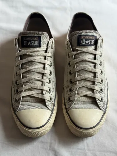 ALL STAR COURO BRANCO