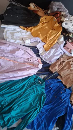 Kit Lote Com 9 Camisas Sociais Femininas - Ótimo Estado