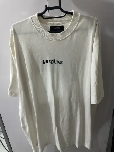 camiseta oversized sufgang cry now laugh later - branca