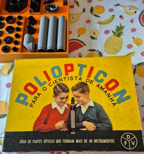 Poliopticon Brinquedo anos 60 caixa original DFV