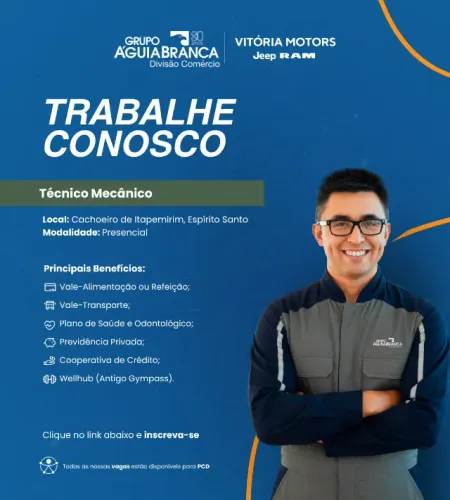 Técnico Mecânico de Veículos Leves - Concessionária
