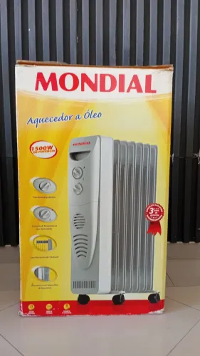 Aquecedor Mondial, 1500W, seminovo, 127V