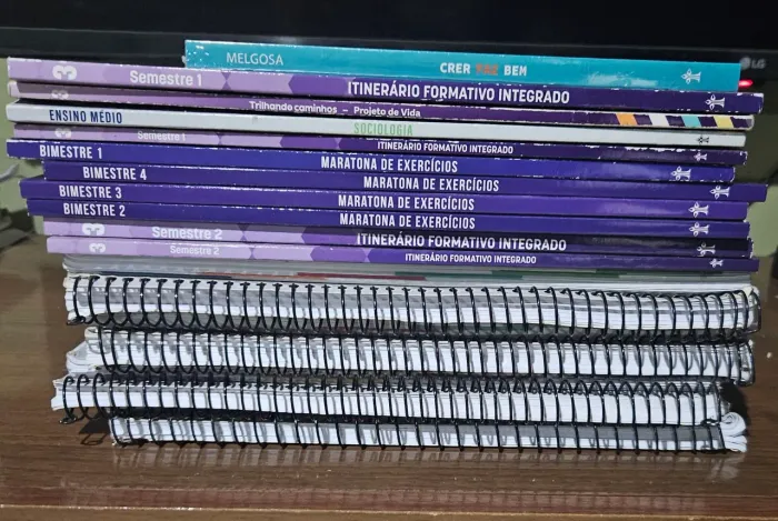 Todos os livros do 3° ano EM Adventista