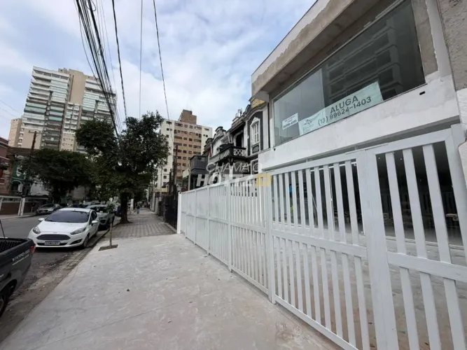 LOJA COMERCIAL PARA LOCAÇÃO 400 M² | MEZANINO | 4 VAGAS | GONZAGA SANTOS/SP
