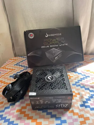 Fonte Rise Mode Zeus 500W 80 Plus White l NOVA