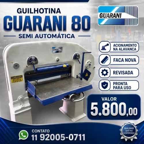 Guilhotina Guarani 80 semi automática