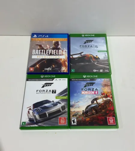 Jogos de Xbox One e ps4