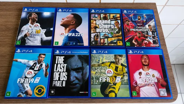8 jogos Originais PlayStation 4 Slim PS4