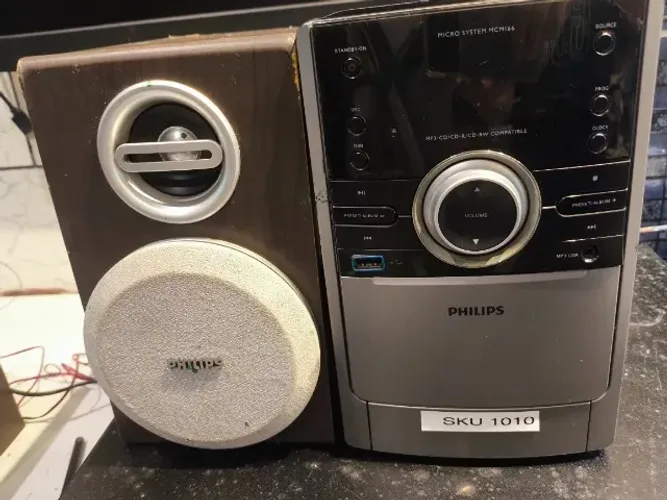 Micro System Philips MCM-166/78 funciona parcial /leia a descrição