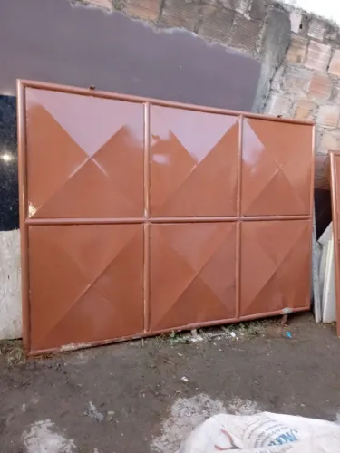 Portão galvanizado 