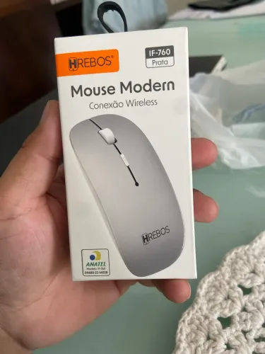 Mouse sem fio a pilha 