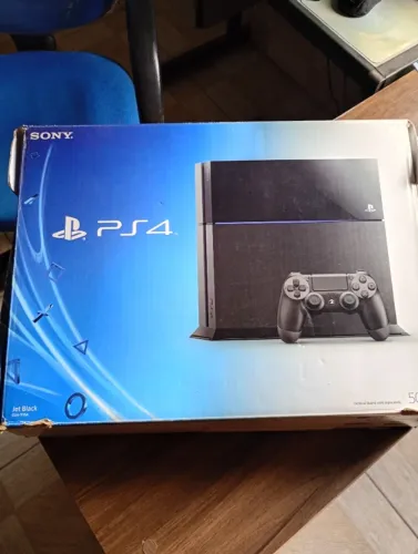 [PRA SAIR LOGO] Playstation 4 + 3 jogos + 1 controle + caixa + nota fiscal - completinho