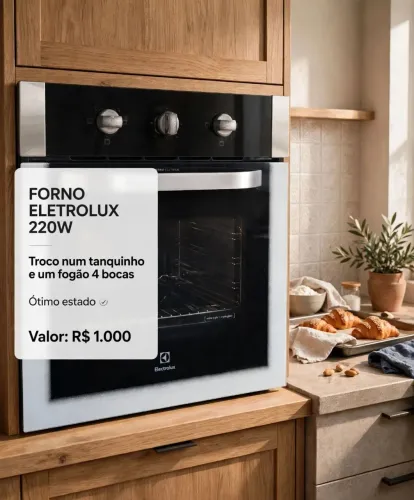Troco forno top troco num celular bom