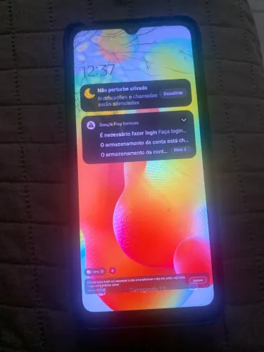 Redmi note 12c funcionando perfeitamente,tela quebrada,bateria boa