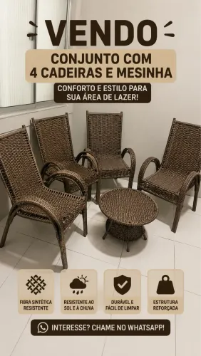 Conjunto de cadeiras
