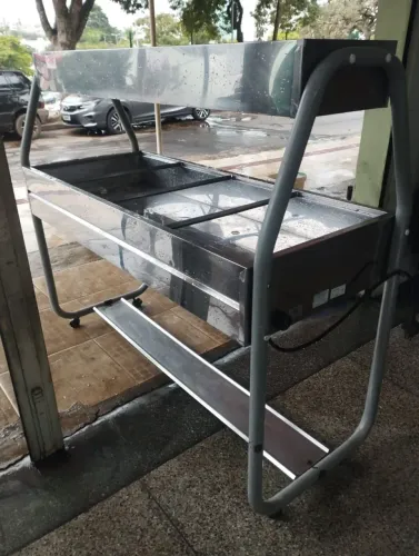 Carrinho buffet self service 8 cubas 