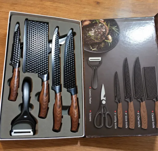 Kit faca 6 peças